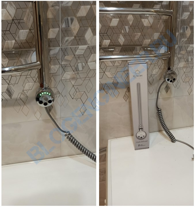 электрический полотенцесушитель для ванной